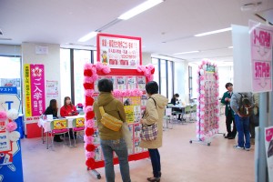 連日多くの新入生様にご利用頂いたミニミニの「お部屋ご紹介コーナー」