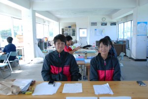 大会準備から運営まで大忙しの学連の皆さん