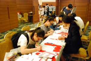 アンケートを記入して頂きました