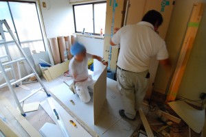 弊社工事部による自社施工