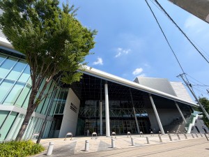 会場の東京たま未来メッセ 加工外観